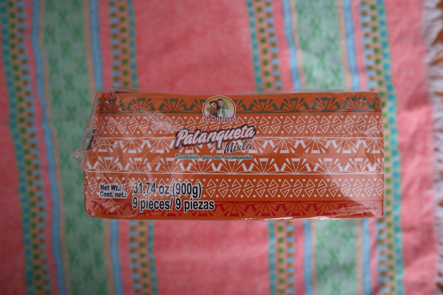 Box of 9 Palanquetas – Traditional Mexican Peanut Brittle Bars
