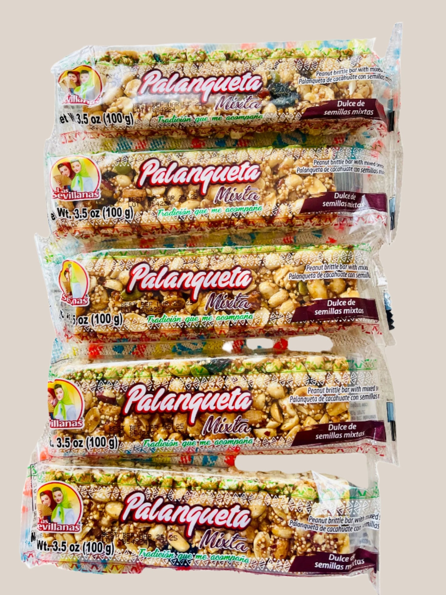 Palanqueta à la mexicaine (barre de croquant aux arachides)