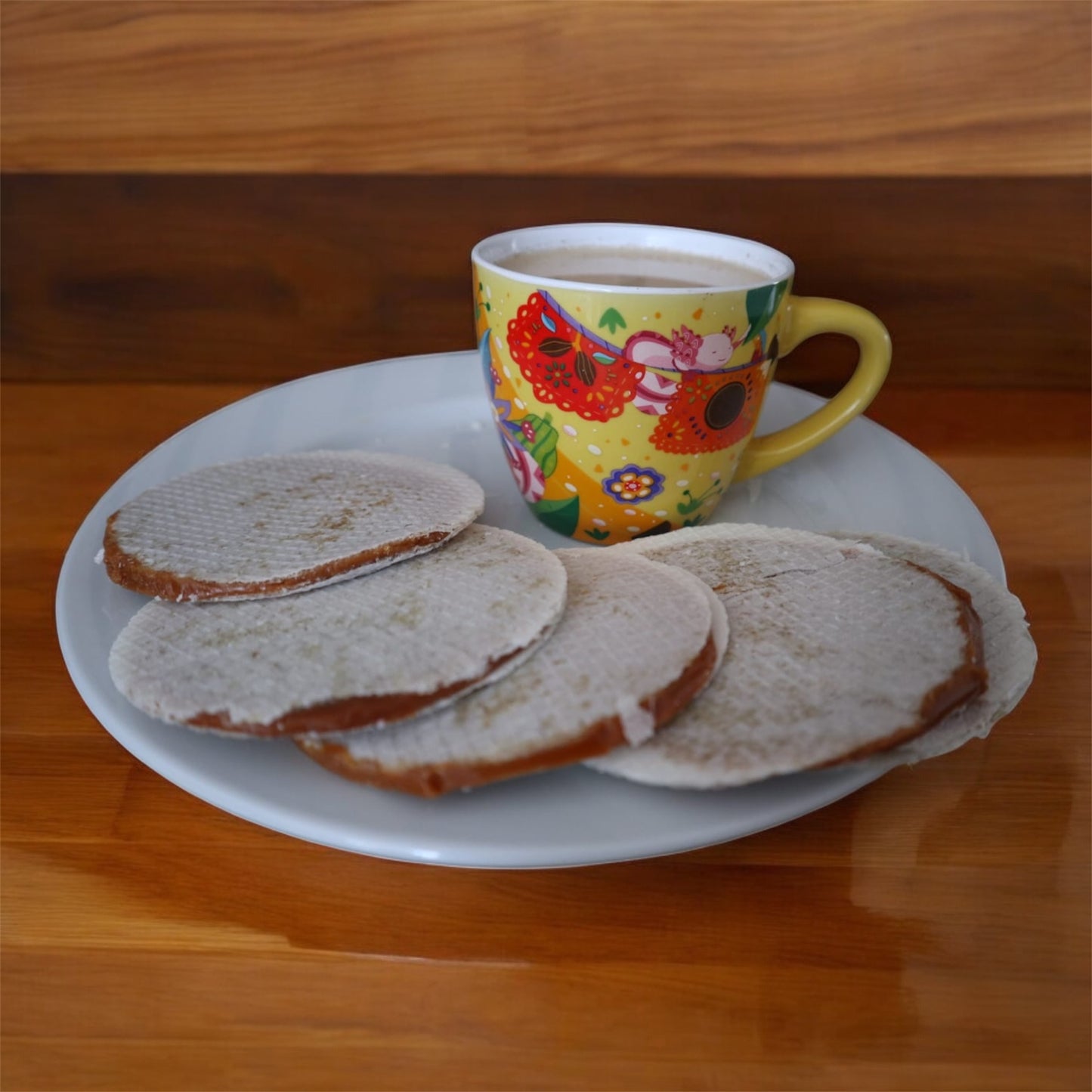 Oblea with Cajeta – Wafers Filled with Goat Milk Caramel (unit)