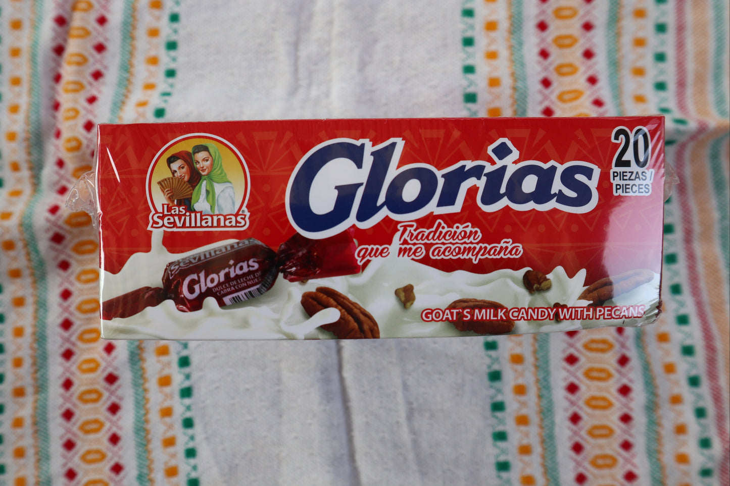 Boîte de 20 Glorias (bonbons moelleux au caramel)