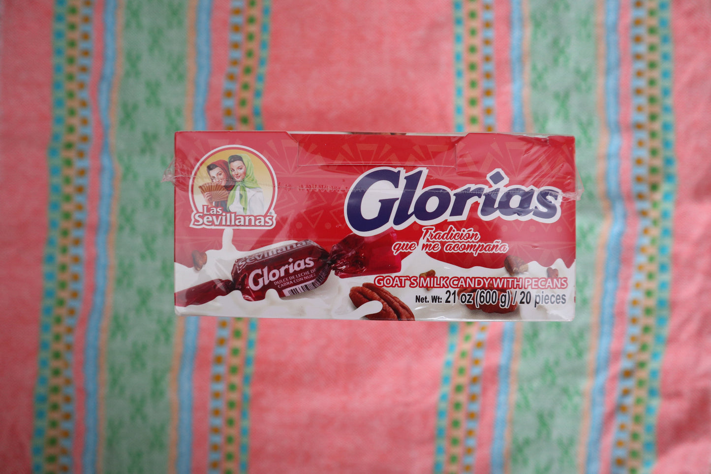 Boîte de 20 Glorias (bonbons moelleux au caramel)