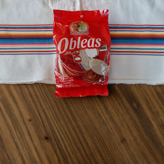 Bag of Obleas with Cajeta – Wafers Filled with Goat Milk Caramel